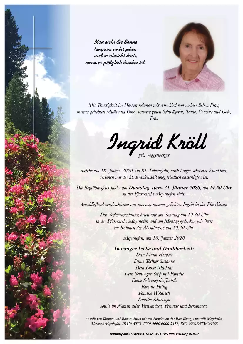 Parte von Ingrid Kröll
